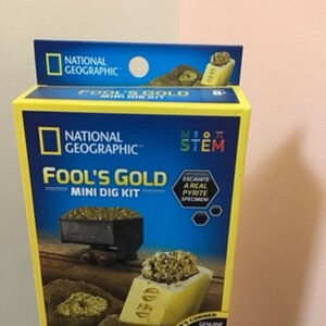 National Geographic Fool's Gold Mini Dig Kit STEM Excavation Toy for Kids